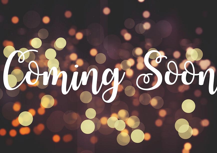 Schrift Coming Soon - Hyperlink