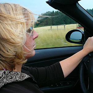 Autofahrerin