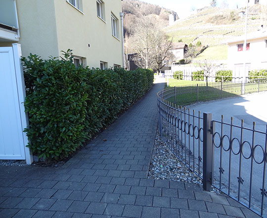 Weg vorbei am Haus Bildbüntenweg 1