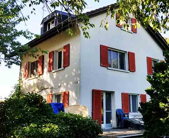 Haus in Elgg Sitzplatz