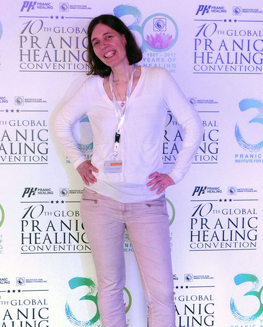 Jolanda Riesen am Pranic Healing Convention