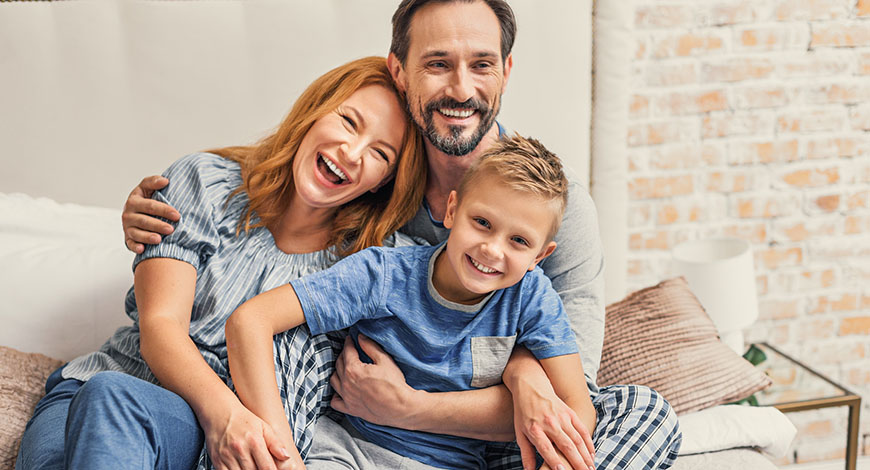Glückliche Familie