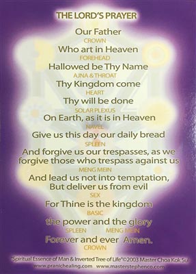 Karte Lord's Prayer